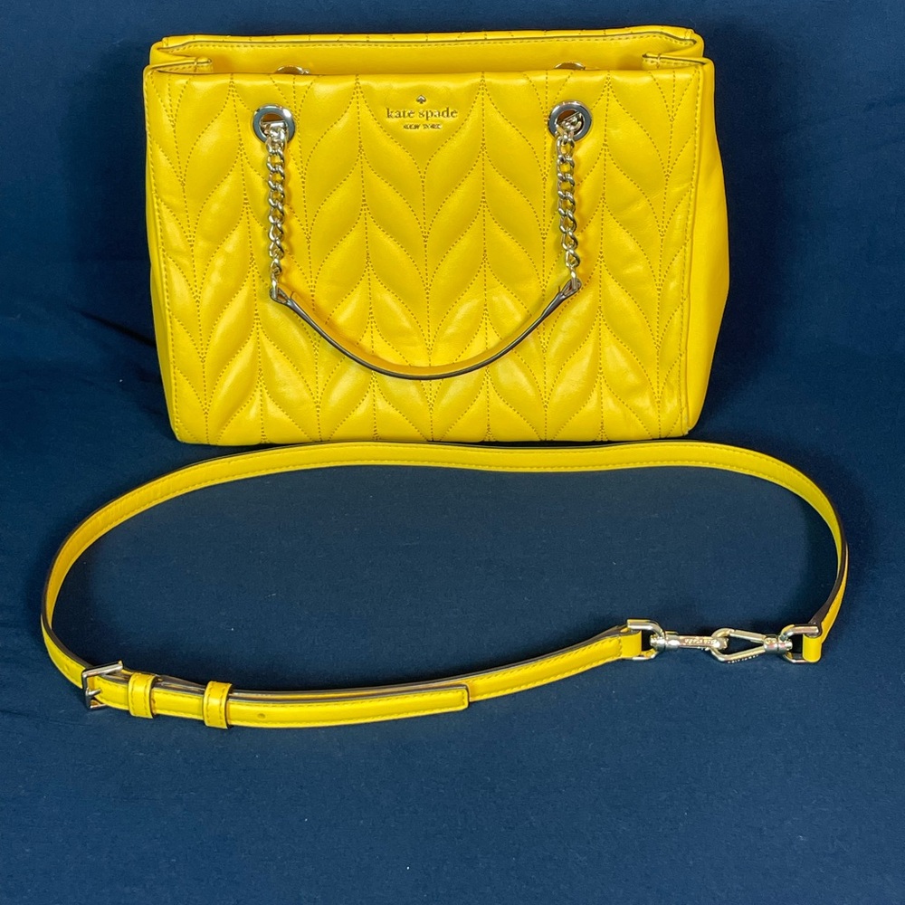 Kate Spade ♠️ Yellow Briar Lane Quilted Satchel
